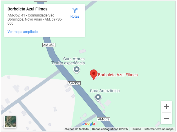 Mapa Borboleta Azul Filmes